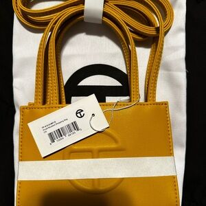 Brand new Telfar yellow purse